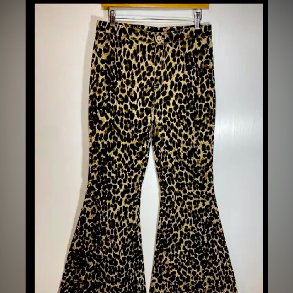 Cheetah Print Bell Bottoms
